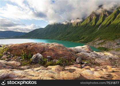 Picturesque landscapes of the Norway