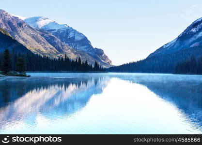 Picturesque rocky peaks of the Glacier National Park, Montana, USA