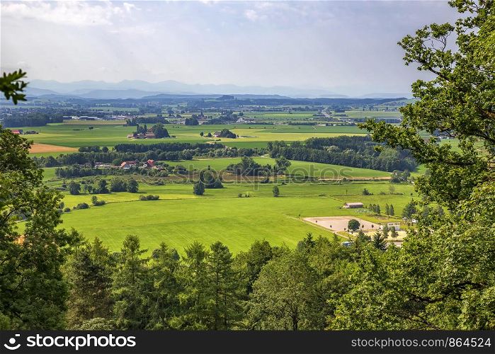 Picturesque scenery. An image of a colorful landscape in Baden-Wurttemberg, Germany