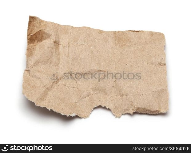 piece of rip paper