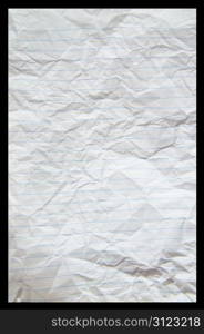 piece of white paper, great for textures and backgrounds.