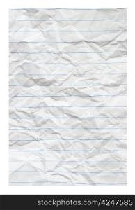 piece of white paper great for textures and backgrounds