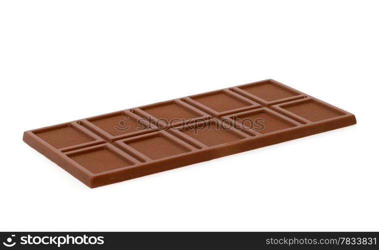 pieces of Chocolate isolated on white