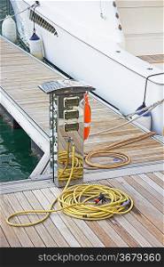 Pier for boats and yachts