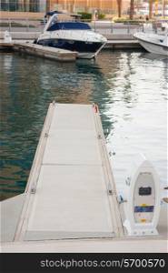 pier for boats and yachts