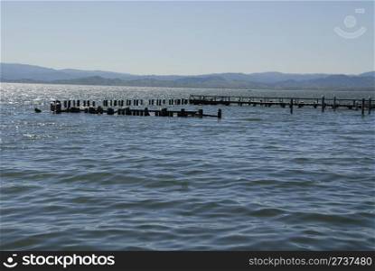 Pier on Clear Lake, Upper Lake, California