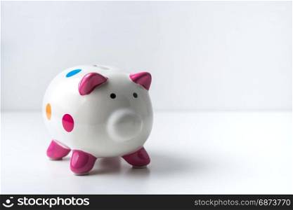 piggy bank isolated on white