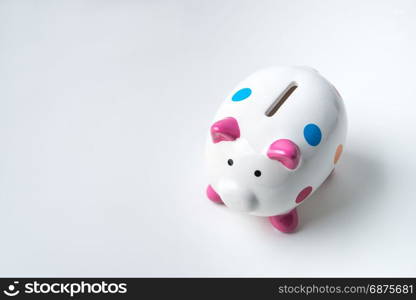 piggy bank isolated on white