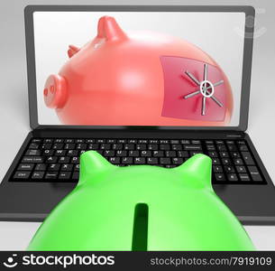 Piggy Vault Closed Shows Locked Savings Or Closed Accounts