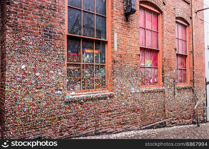 pike market theater gum wall