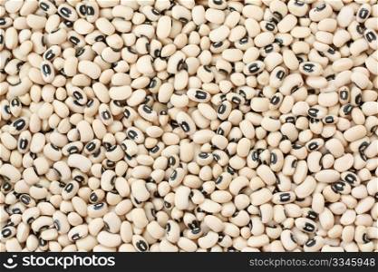 Pile of black eyed beans, suitable for use as a background