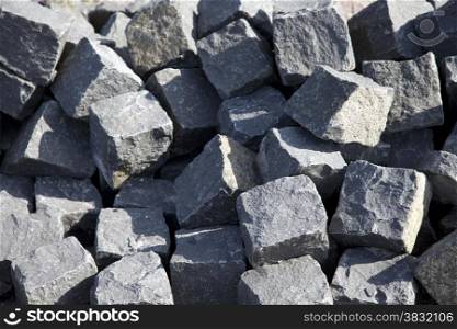 Pile of cobblestones