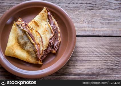 Pile of crepes