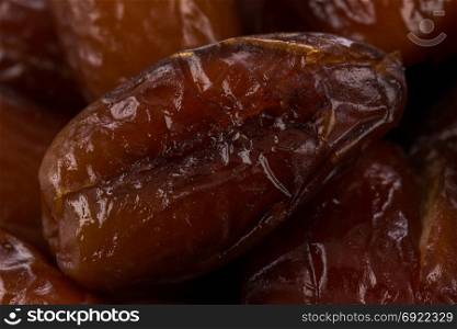 pile of dates fruits close up for background