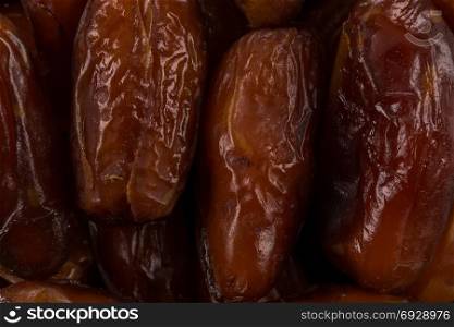 pile of dates fruits close up for background