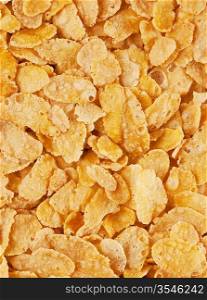 pile of dry cornflakes, background