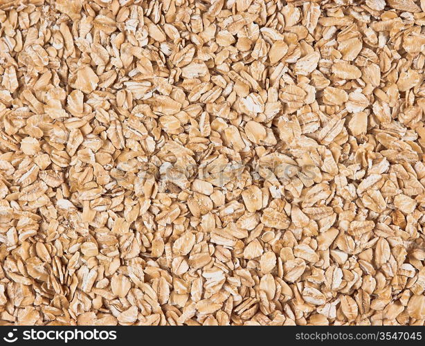 pile of dry oat flakes, background