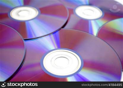 pile of few compact discs