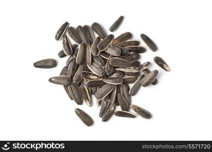 Pile of fresh sunflower seeds