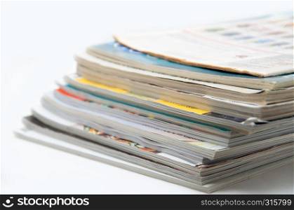 pile of magazines - colorful