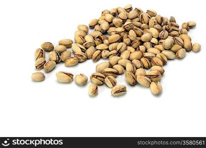 Pile of pistachio nuts