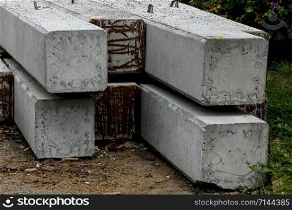 Pile of prestressed concrete