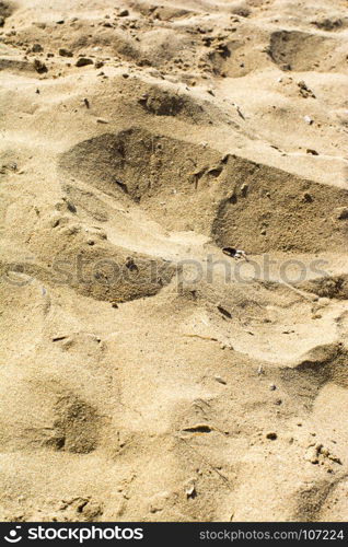 Pile of Sand on the beach as background