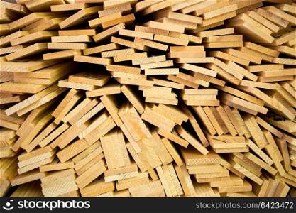 pile of wooden board