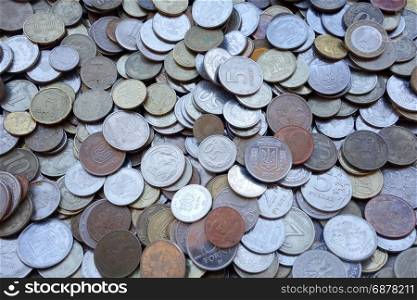 pile of world coins