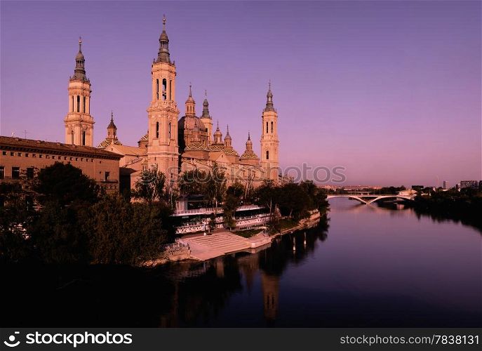 Pillar Basilica in Zaragoza, Spain.