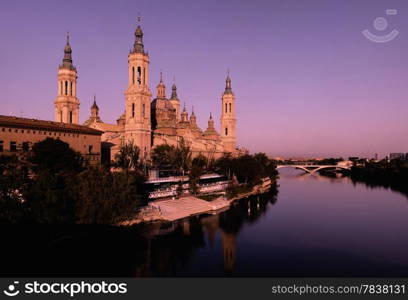 Pillar Basilica in Zaragoza, Spain.