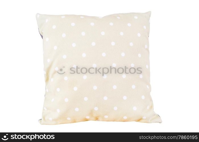 pillow dot green color on white background
