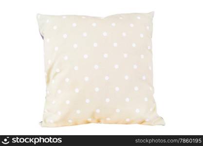 pillow dot green color on white background