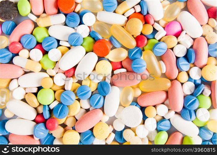 pills background. medical concept