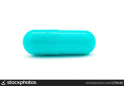pills capsules isolated on white background