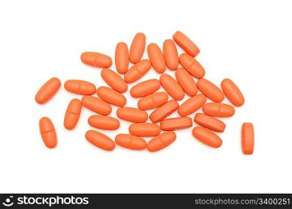 pills isolated on a white background