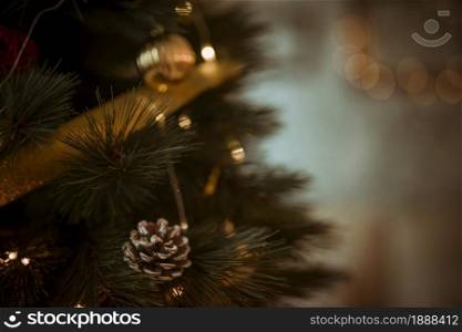 pine cone christmas tree decorated with wreath balls. Resolution and high quality beautiful photo. pine cone christmas tree decorated with wreath balls. High quality and resolution beautiful photo concept