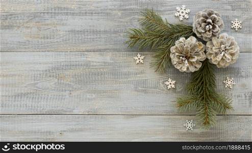 pine needles wooden background with conifer cones . Resolution and high quality beautiful photo. pine needles wooden background with conifer cones . High quality and resolution beautiful photo concept