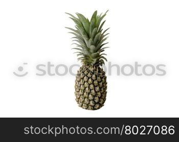 pineapple isolated on white background.