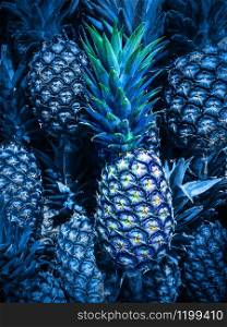 Pineapple texture background tropical fruit