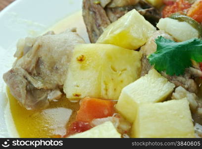 Pininyahang Manok - pineapple chicken cooked in coconut milk is the perfect Filipino dish&#xA;