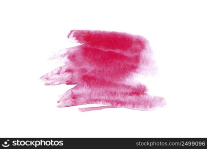 Pink abstract background in watercolor style