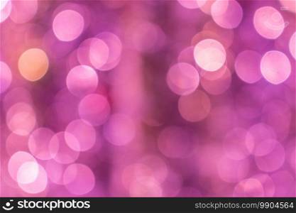 pink abstract glitter defocus bokeh lights use for background