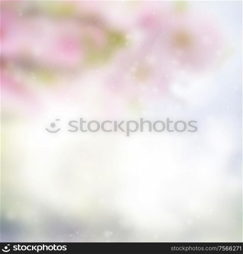 Pink and blue bokeh background with light beams. Pink and blue bokeh background