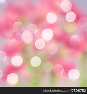 Pink and mauve Festive background with light beams. Pink and violet Festive background