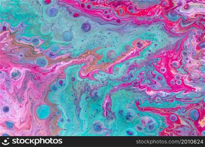 pink blue abstract mixed paint background