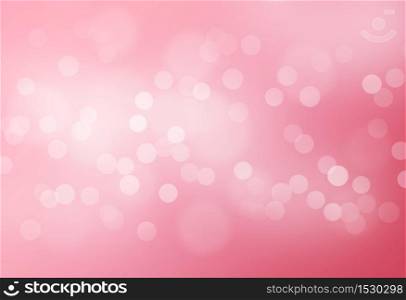 Pink bokeh abstract glow light backgrounds