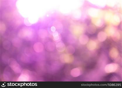 Pink bokeh background from nature