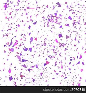 Pink Confetti Isolated on White Background. Set of Particles.. Pink Confetti. Set of Particles.