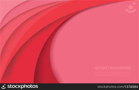 pink curve template background vector illustration EPS10